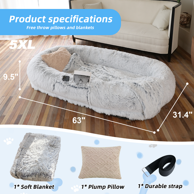 Human-Sized Dog Bed – The Coziest Comfort You’ll Ever Experience!