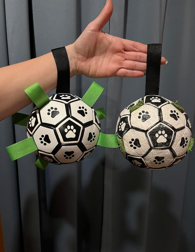 Interactive Dog Soccer Ball – Fun, Exercise & Family Bonding
