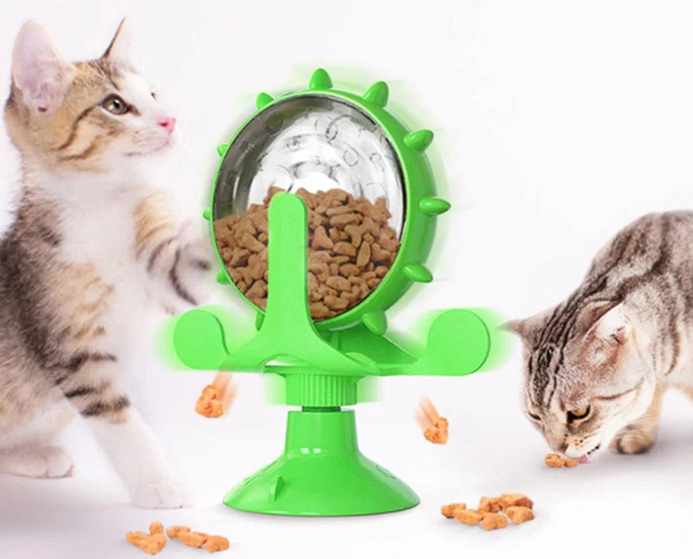 Interactive Treat Dispenser Toy — Puzzle Feeder for Dogs & Cats