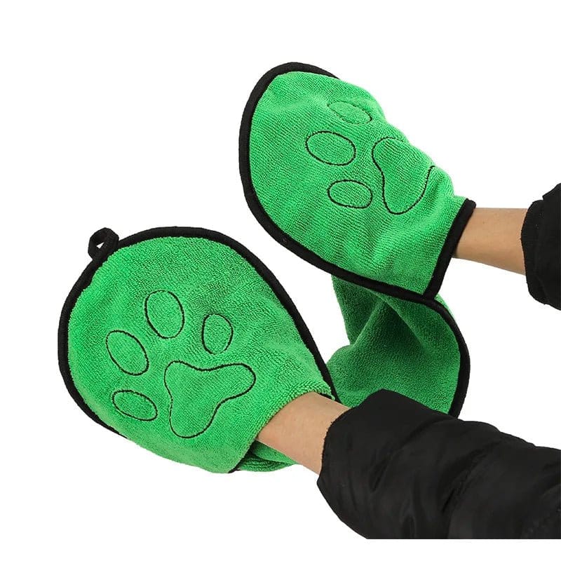 Pet Drying Mitt — Ultra-Absorbent Microfiber Glove for Faster, Mess-Free Drying
