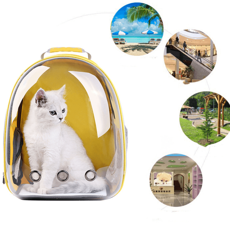 Panoramic Pet Carrier Backpack – Comfort & Clear View Travel