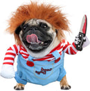 Chucky Pet Costume – Scary & Hilarious Halloween Outfit for Dogs & Cats