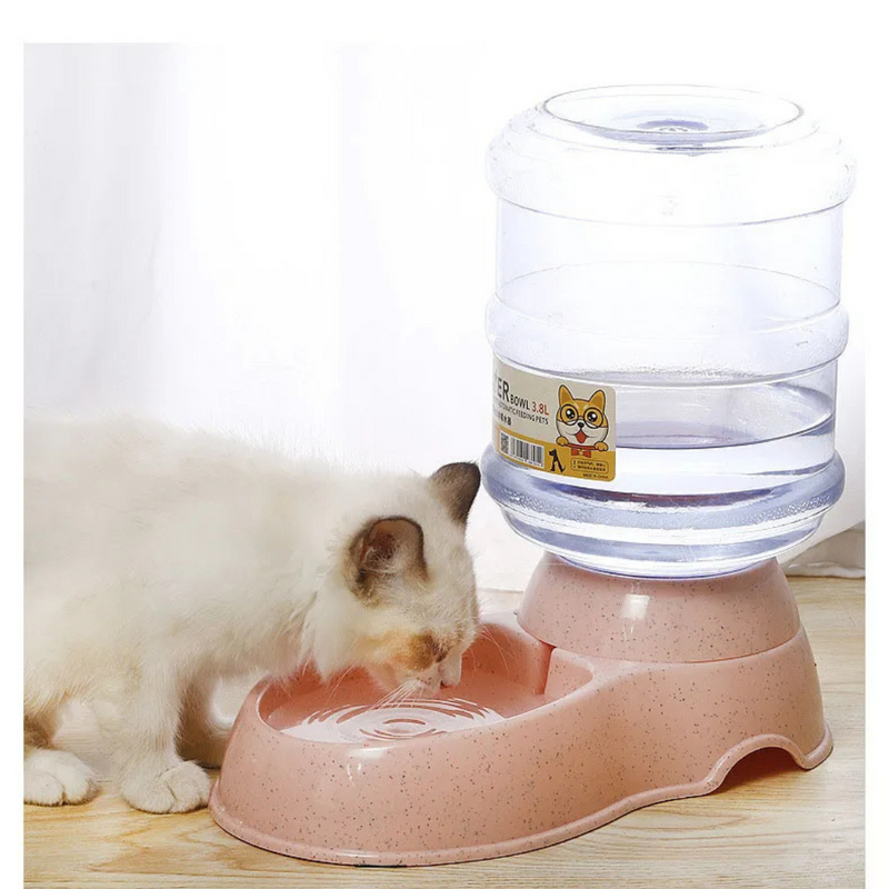 Automatic Pet Feeder & Water Dispenser – 2-in-1 Food & Water Storage