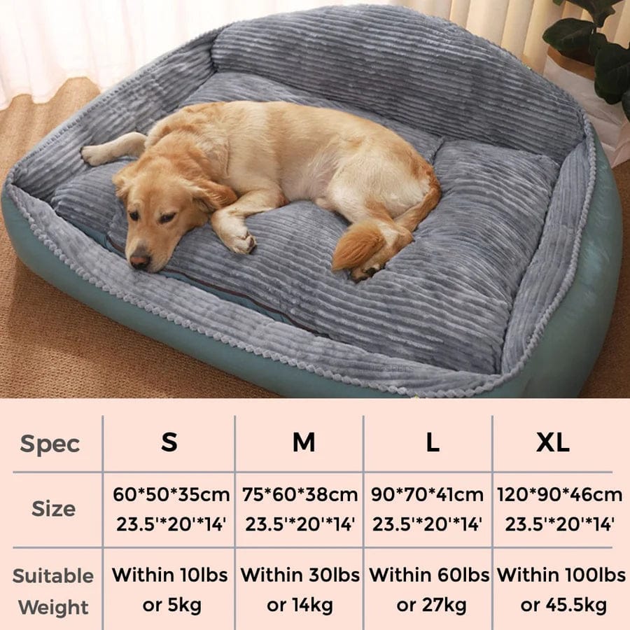 Ultra Soft Dog Bed – Plush Washable Bed for Indoor Comfort