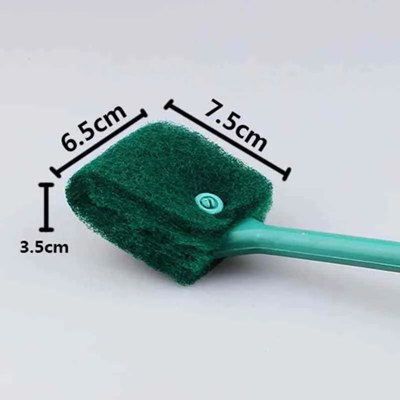 Sponge Brush for Fish Tank Glass Cleaning – Easy & Effective