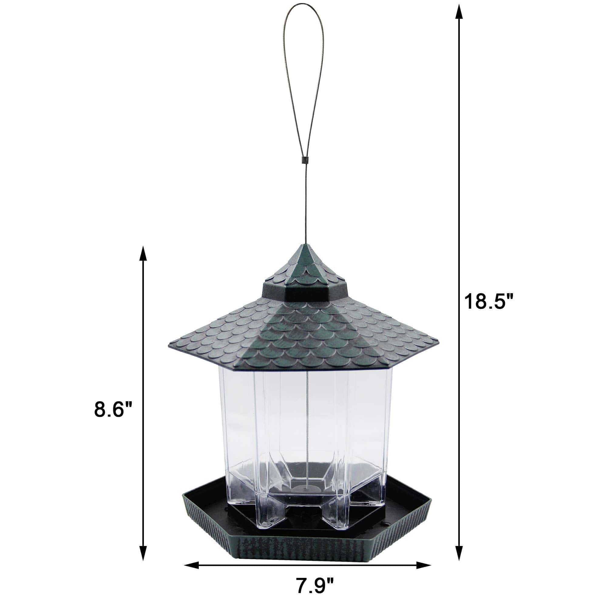 Squirrel-Proof Bird Feeder – Durable Weather-Resistant Design – Protects Seed and Attracts Wild Birds