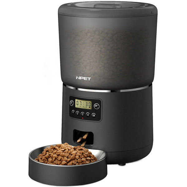 4L Automatic Smart Pet Feeder – Scheduled Meals & Portion Control