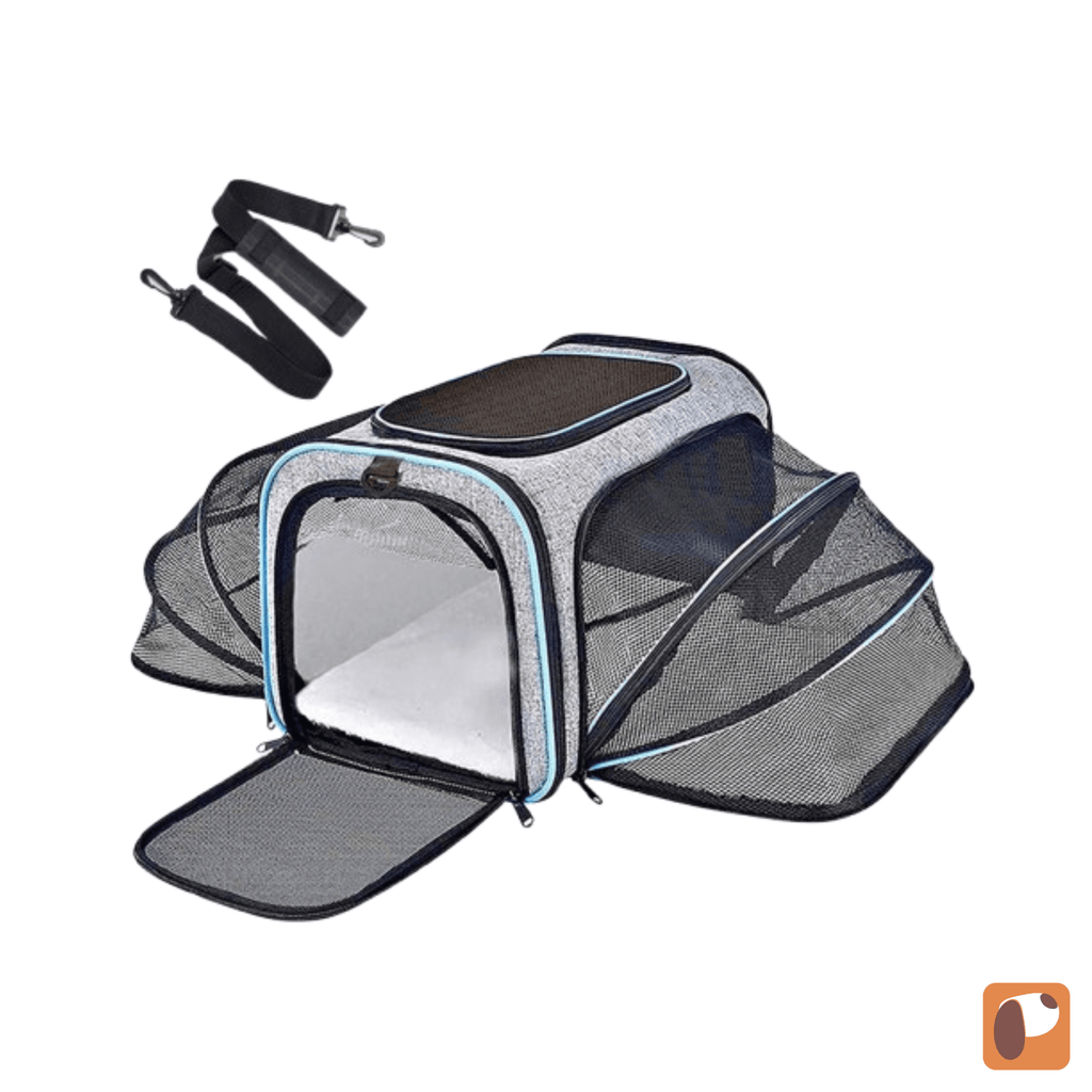 Expandable Foldable Pet Carrier — Extra Space & Breathable Comfort