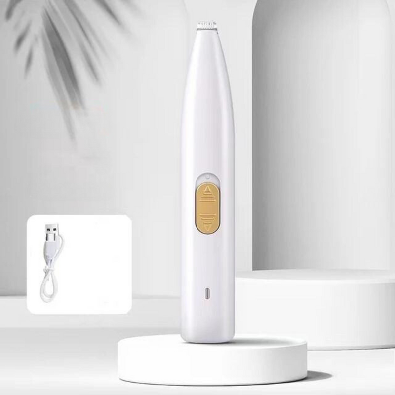 Silent Pet Hair Trimmer – USB Rechargeable Grooming Clipper for Cats & Dogs