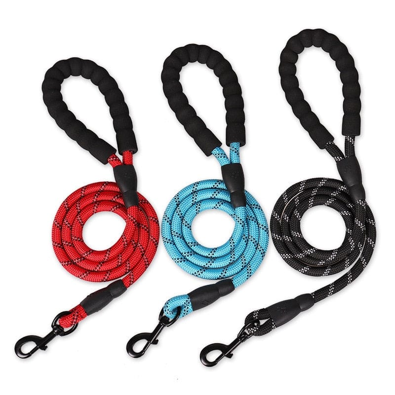 Durable Reflective Dog Leash — Strong Grip for Safer Walks