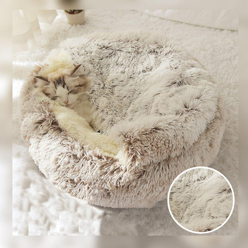 Cloud Luxury Cat Bed – Ultra Soft Plush Comfort for Cats