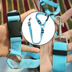 Pet car safety belt available in multiple sizes for dogs and cats