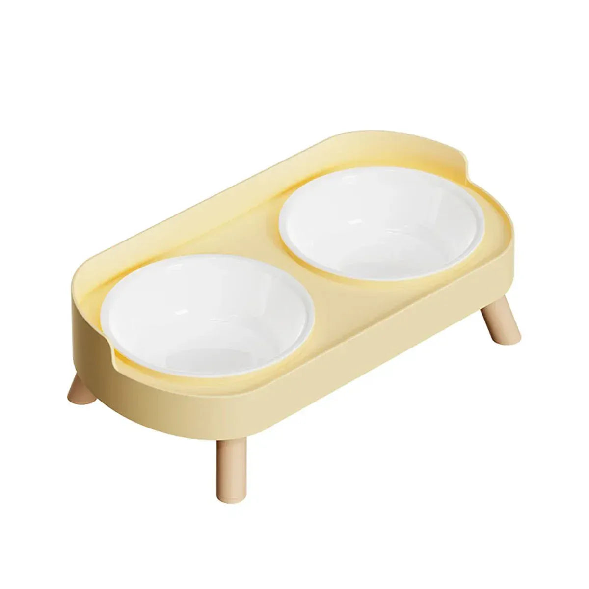 Elevated Double Pet Bowl Set – Raised Food & Water Station