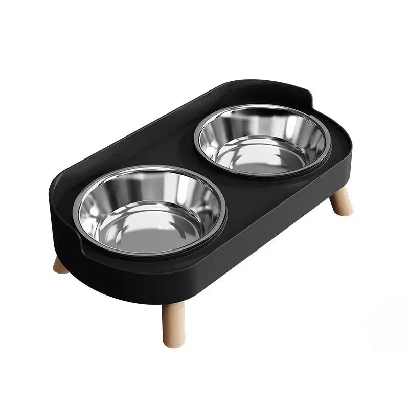 Elevated Double Pet Bowl Set – Raised Food & Water Station