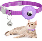 Adjustable Cat Collar with GPS Holder — Lightweight Safety Collar for Cats