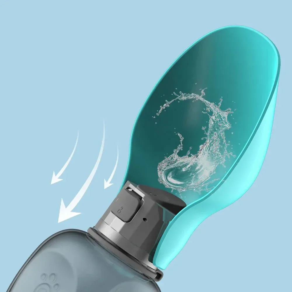 Garrafa de água portátil para cães, 800ml, para cães pequenos, médios e grandes, viagem ao ar livre, tigela, filhote de cachorro, gato, alimentador, animais de estimação, acessórios labrador