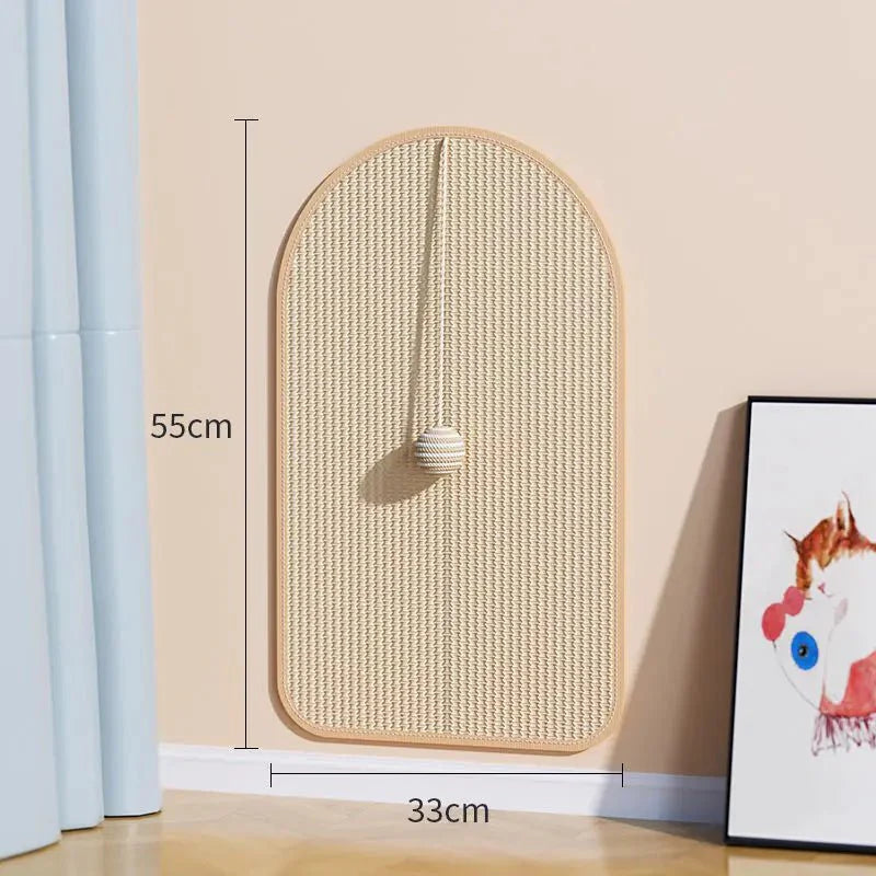 Sisal Cat Scratcher with Interactive Toy — Protects Furniture, Satisfies Instincts