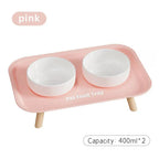 Elevated Double Pet Bowl Set – Raised Food & Water Station