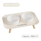 Elevated Double Pet Bowl Set – Raised Food & Water Station