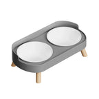 Elevated Double Pet Bowl Set – Raised Food & Water Station