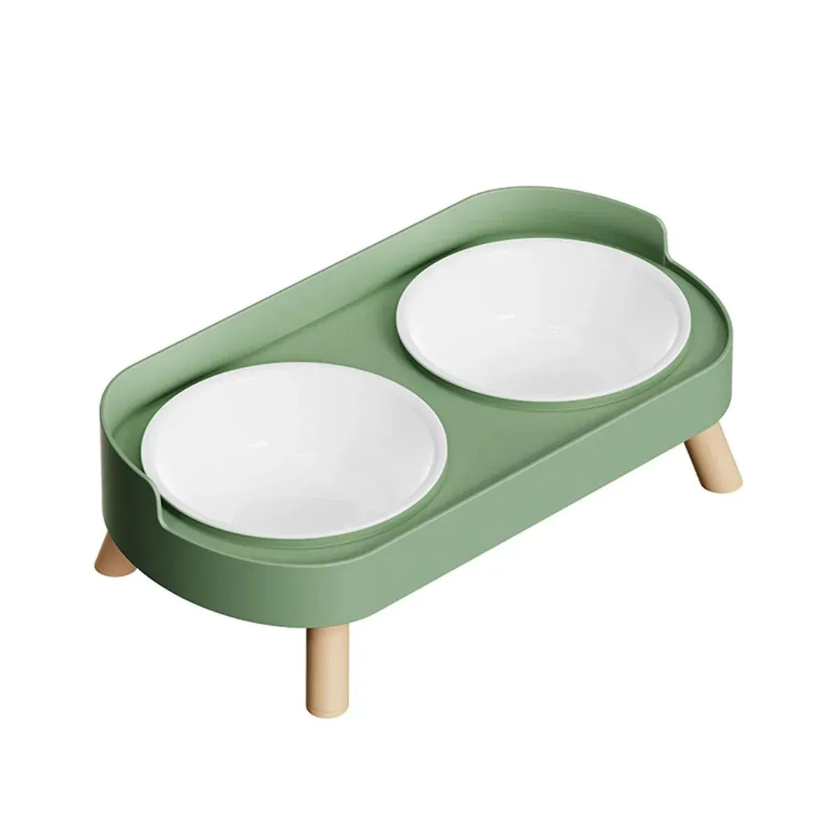 Elevated Double Pet Bowl Set – Raised Food & Water Station