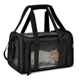 Small Pet Travel Carrier — Breathable Comfort for Cats and Small Dogs
