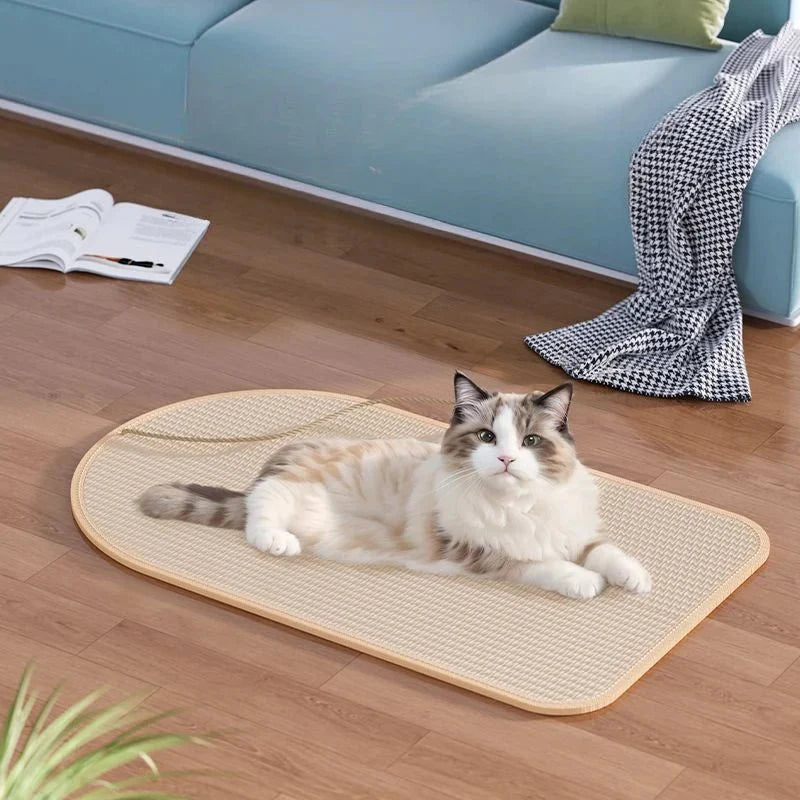 Sisal Cat Scratcher with Interactive Toy — Protects Furniture, Satisfies Instincts