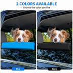 Comparativo das cores azul e preta do apoio de janela