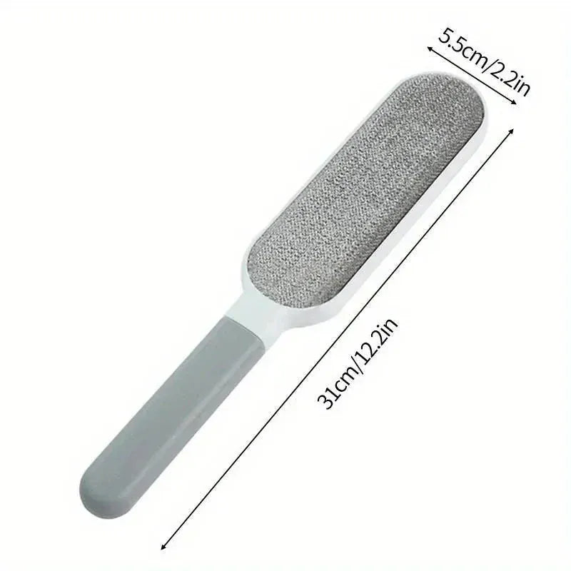 Double-Sided Pet Hair Remover Brush – Reusable Fur Removal Tool