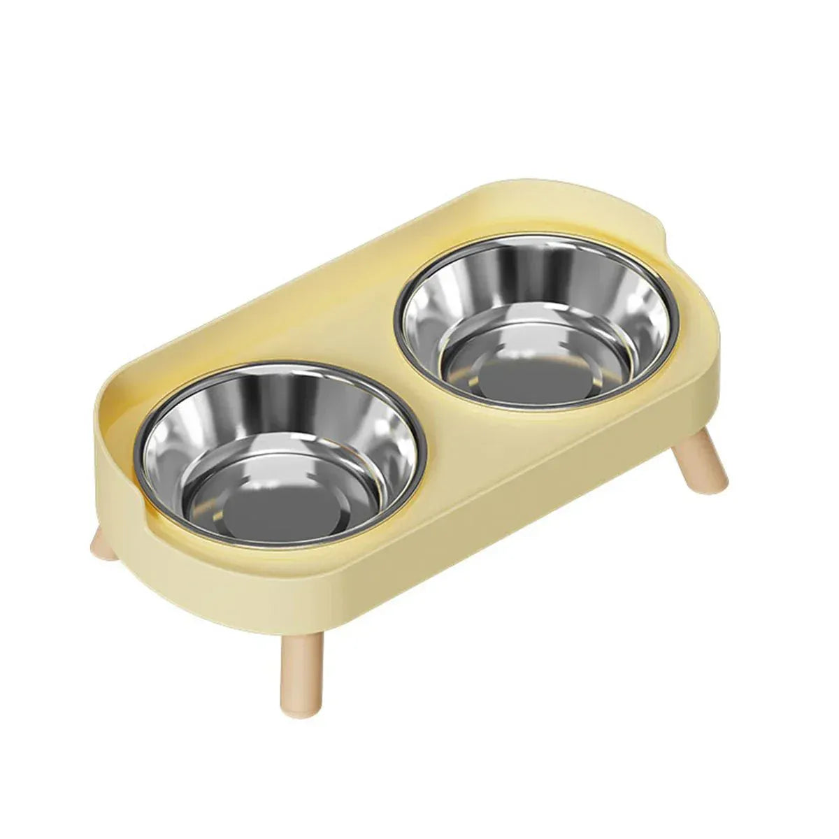 Elevated Double Pet Bowl Set – Raised Food & Water Station