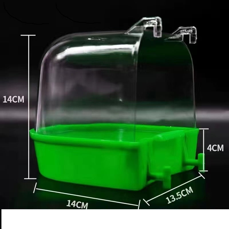 Bird Bath for Small Birds – Durable & Easy-to-Clean Cage Accessory