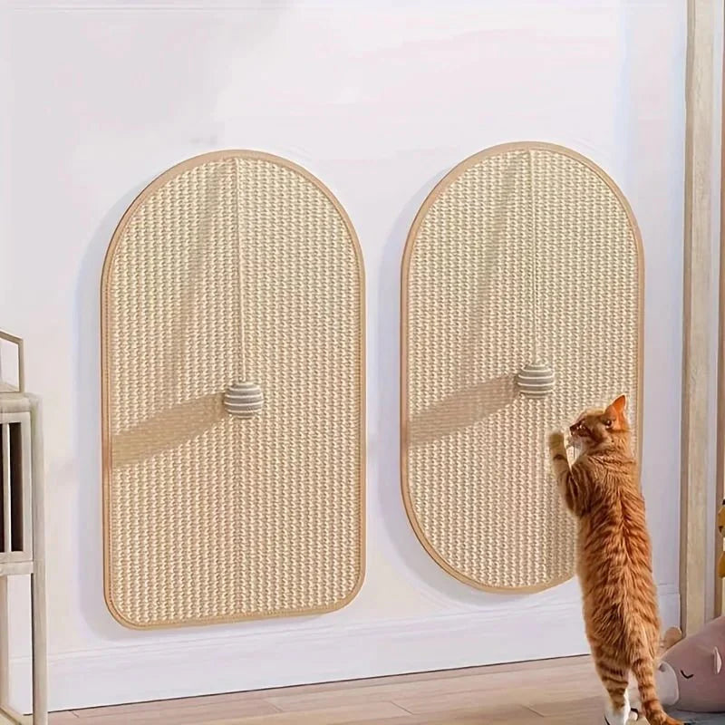 Sisal Cat Scratcher with Interactive Toy — Protects Furniture, Satisfies Instincts