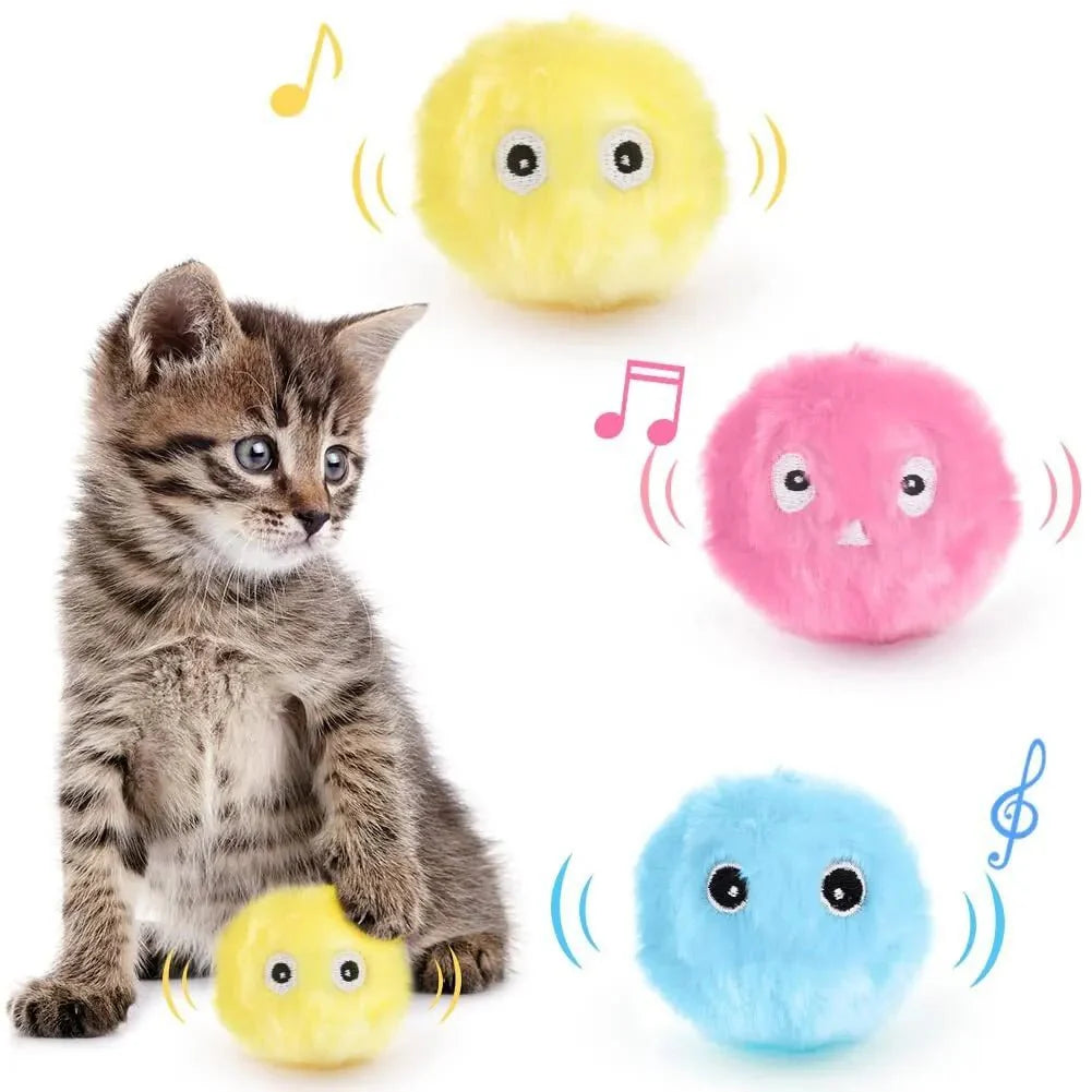 Interactive Plush Cat Ball with Sounds — Keeps Cats Engaged Far Longer Than Silent Toys