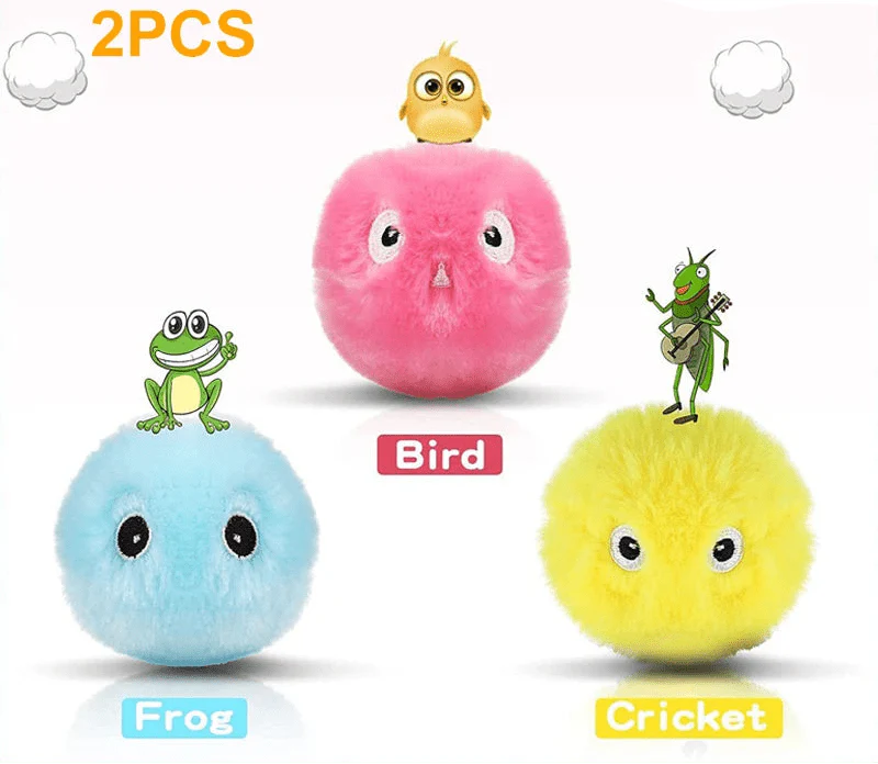 Interactive Plush Cat Ball with Sounds — Keeps Cats Engaged Far Longer Than Silent Toys