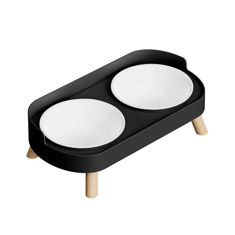Elevated Double Pet Bowl Set – Raised Food & Water Station