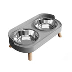 Elevated Double Pet Bowl Set – Raised Food & Water Station
