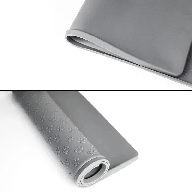 Pet placemat gato cão beber alimentação placemat alimentador esteiras gato alimentação esteira cão comida tigela esteira de silicone à prova dwaterproof água pet tigela almofada