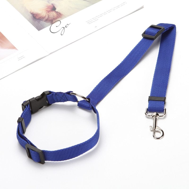 Adjustable Pet Car Safety Belt — Secure Seat Belt Restraint for Dogs & Cats