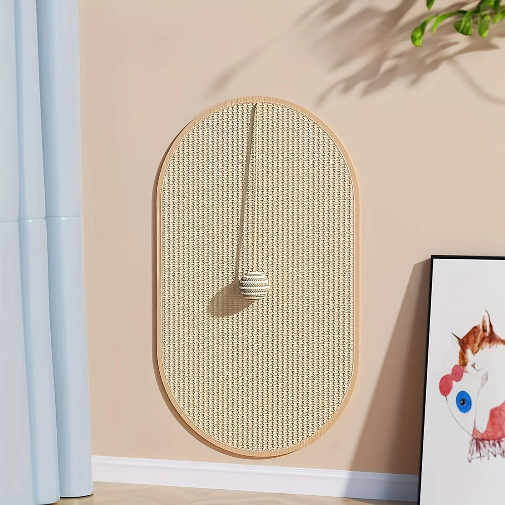 Sisal Cat Scratcher with Interactive Toy — Protects Furniture, Satisfies Instincts