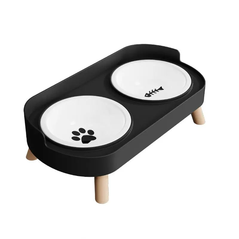 Elevated Double Pet Bowl Set – Raised Food & Water Station