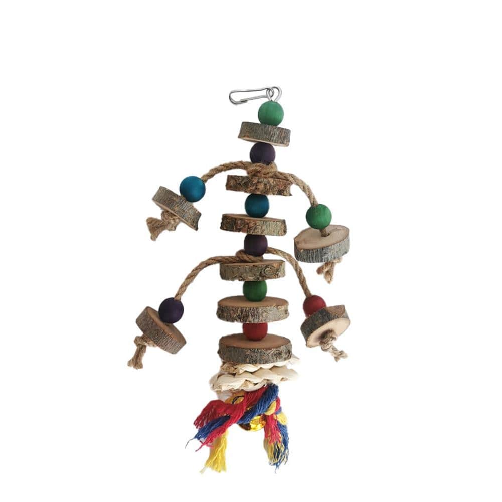 Parrot Swing Toy – Colorful Hanging Fun for Happy Birds