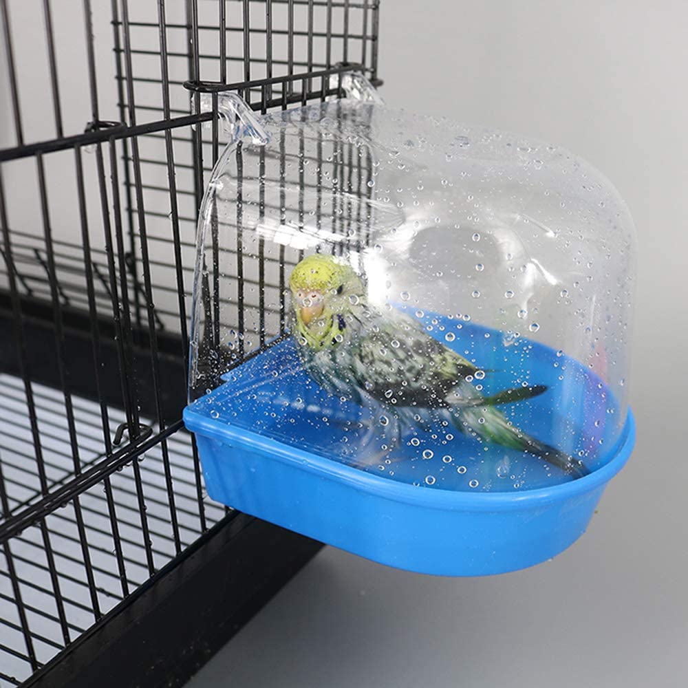 green bird bath showing smooth easy-to-clean surface