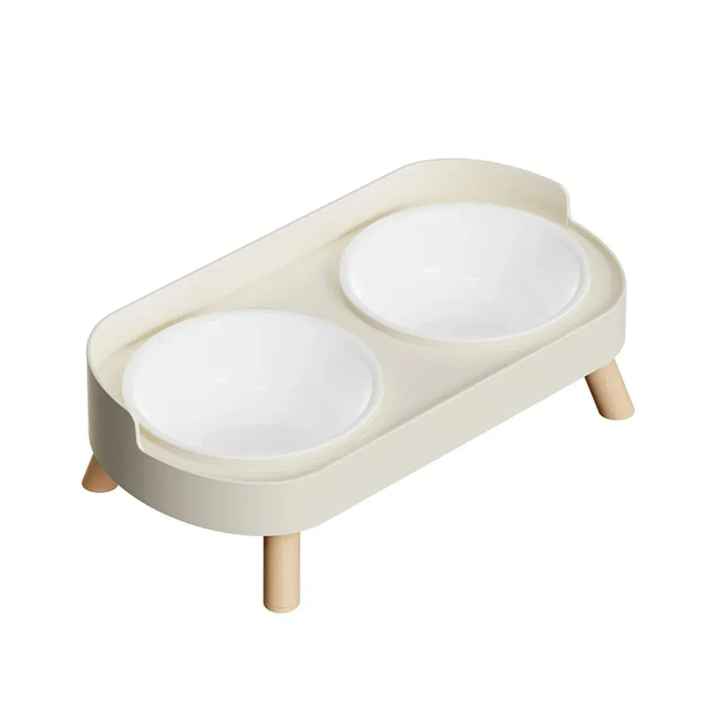 Elevated Double Pet Bowl Set – Raised Food & Water Station