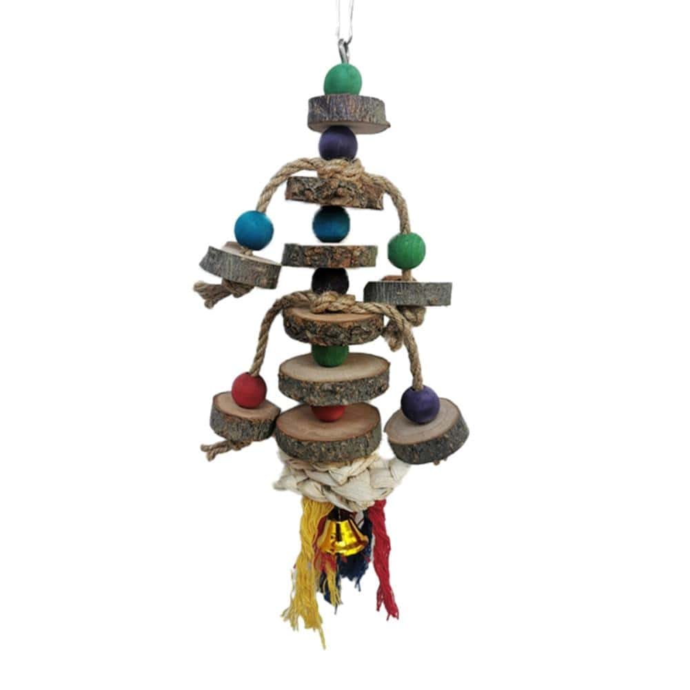 Parrot Swing Toy – Colorful Hanging Fun for Happy Birds