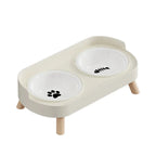 Elevated Double Pet Bowl Set – Raised Food & Water Station