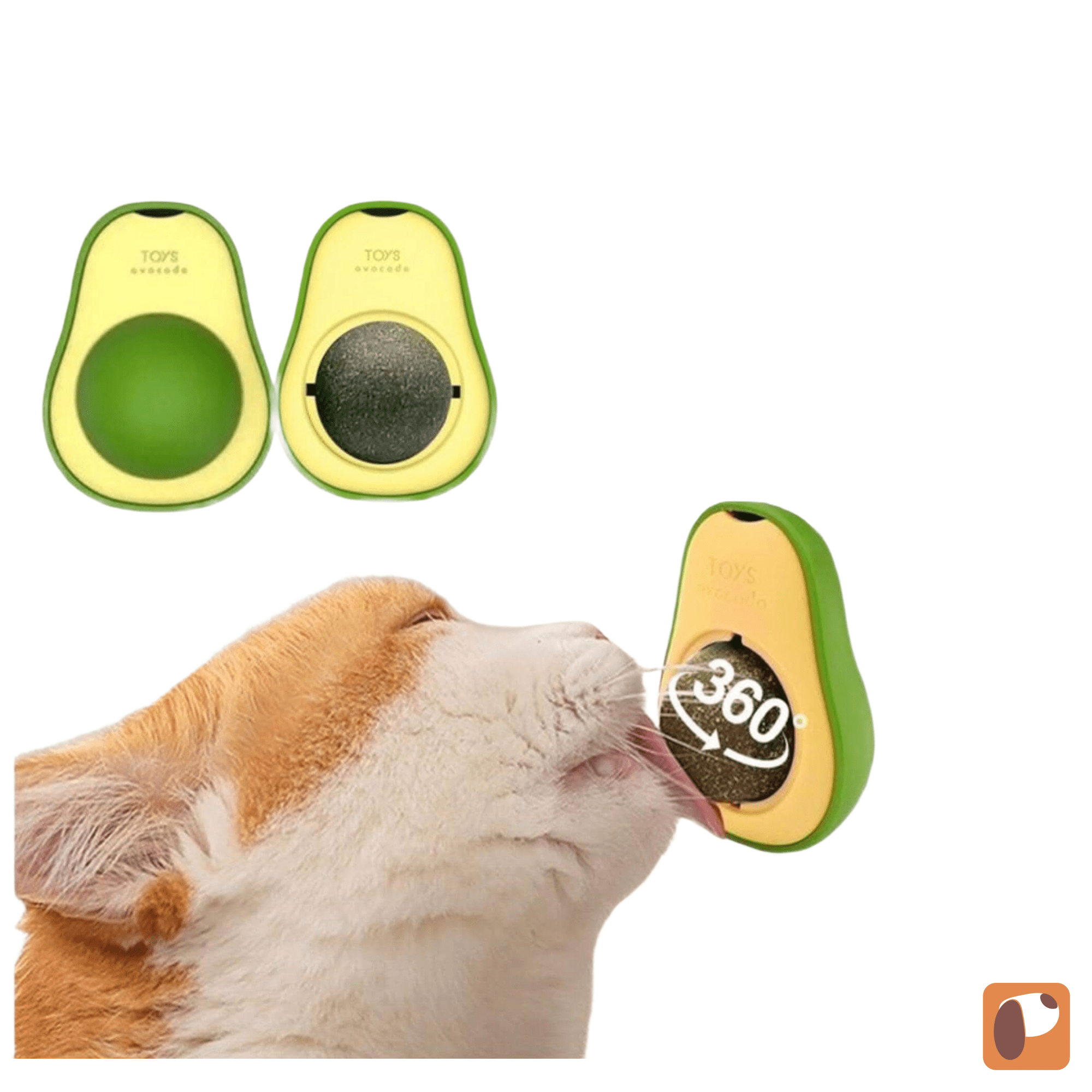 Avocado Catnip Cat Toy — Natural Herb Stimulates Play and Hunting Instinct