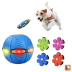 Dog Disc Ball Toy — 2-in-1 Fetch & Rolling Play for Active Dogs