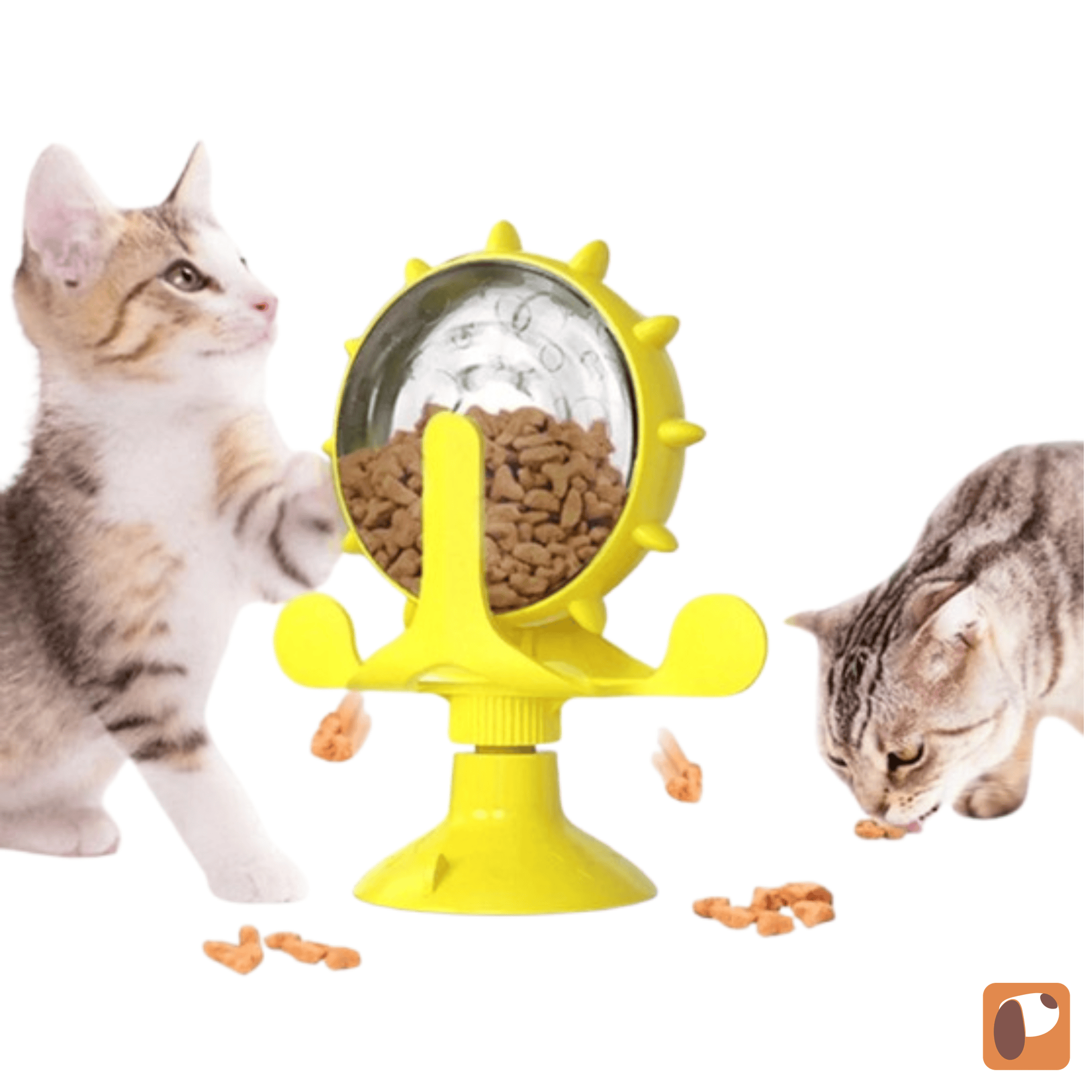 Interactive Treat Dispenser Toy — Puzzle Feeder for Dogs & Cats