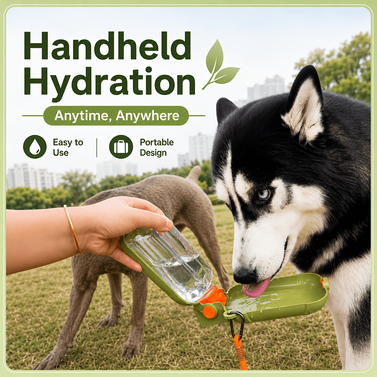 Portable Pet Travel Water & Food Dispenser