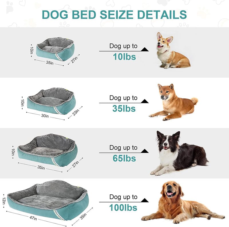 Ultra Soft Dog Bed – Plush Washable Bed for Indoor Comfort
